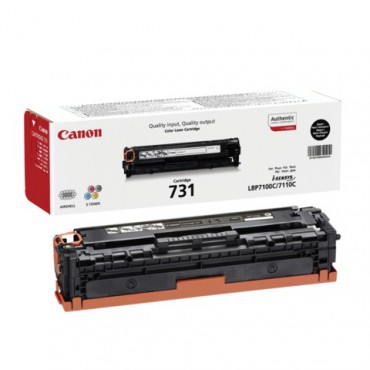 Картридж лазерный CANON (731BK) LBP7100/7110/MF8230/8280, черный, ресурс 1400 страниц, оригинальный, 6272B002