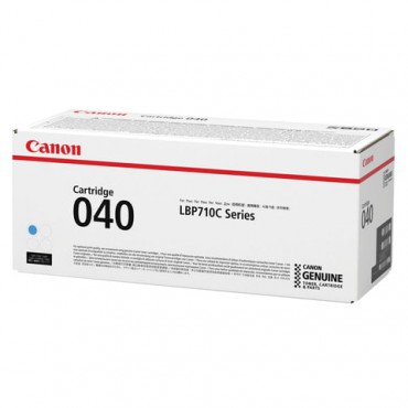 Картридж лазерный CANON (040С) i-SENSYS LBP710Cx/LBP712Cx, оригинальный, голубой, ресурс 5400 страниц, 0458C001